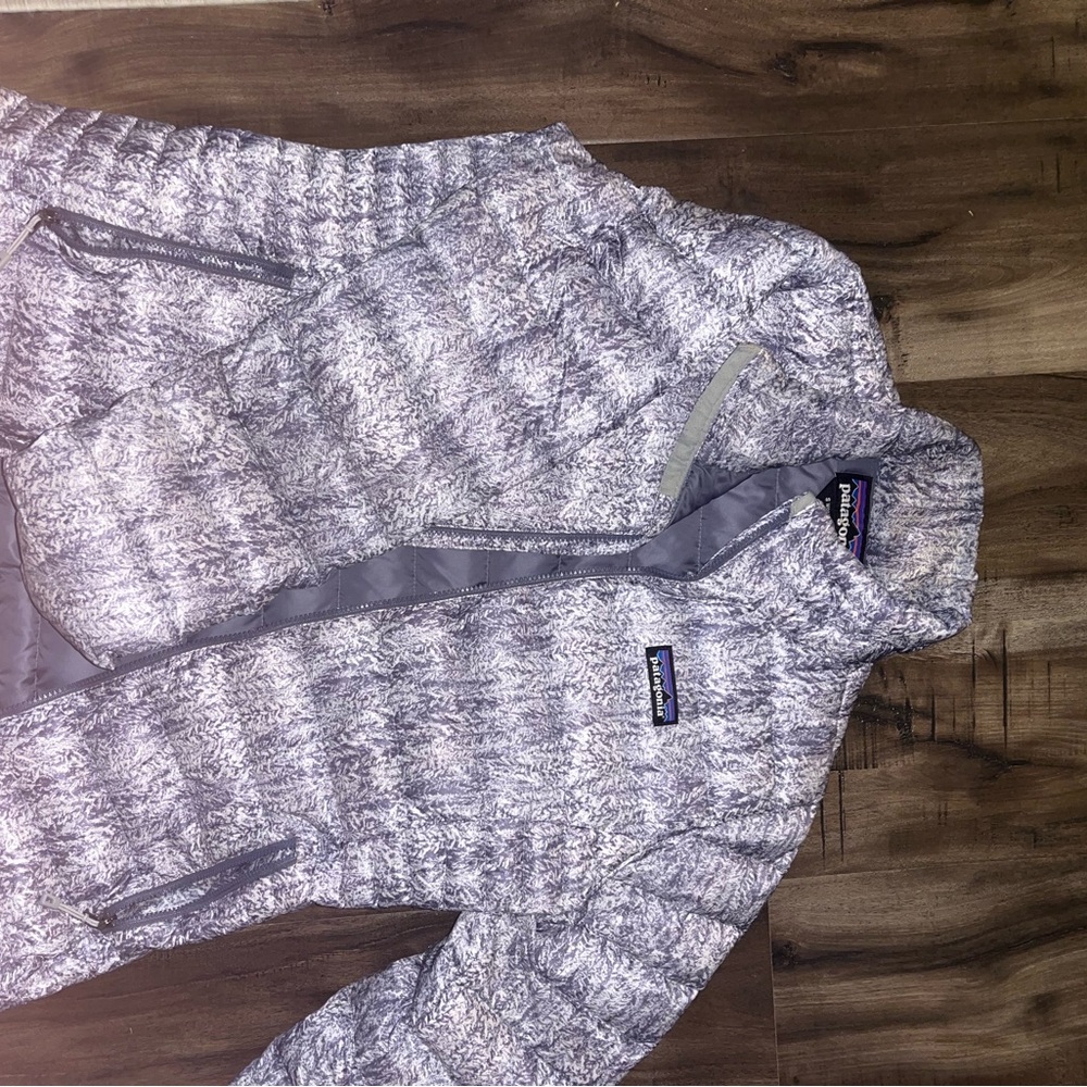 Patagonia Purple Down Puffer Jacket